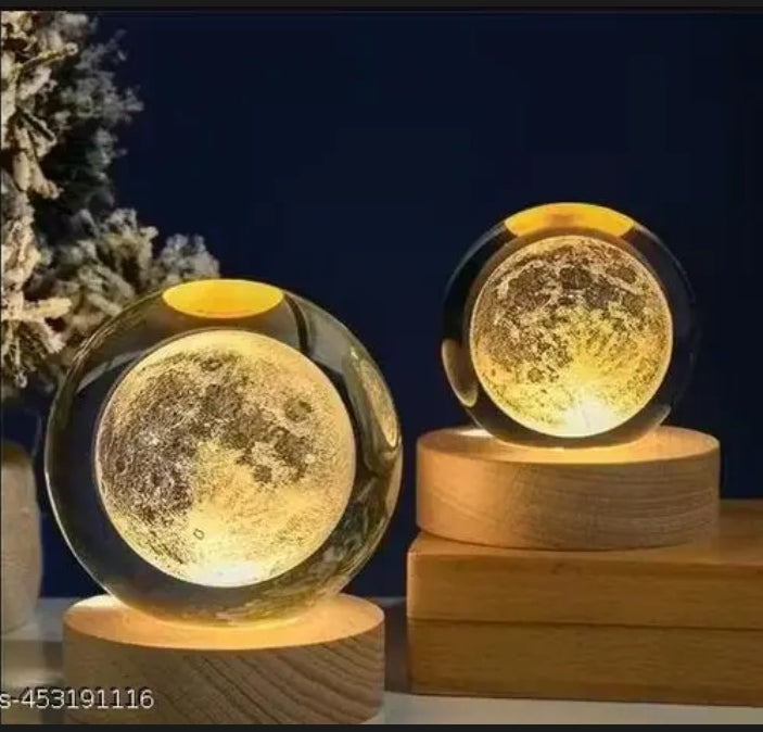 🌙 MoonMuse Crystal Glow Lamp